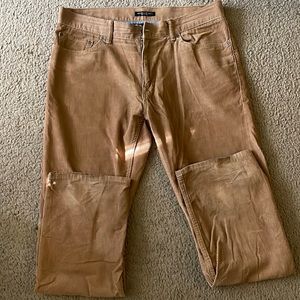 Banana Republic corduroy beige pants 35/32 barely used.